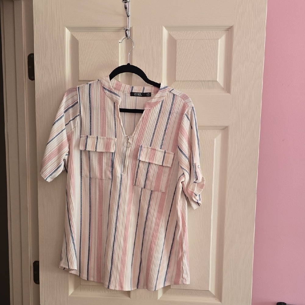 CURE Striped Multicolor Blouse